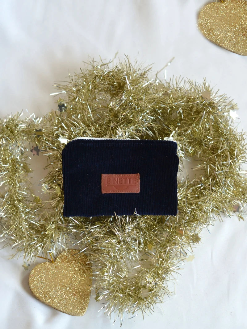 Pochette velours cotelés