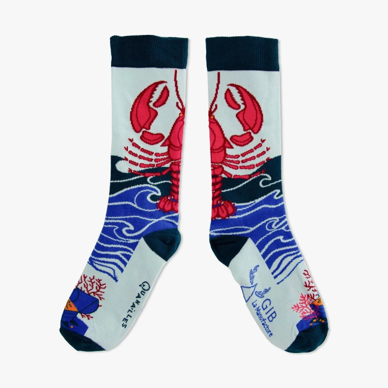 GIB La Manufacture | Paire de chaussettes Le homard