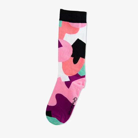 Guillaume & Laurie | Paire de chaussettes Abstract noir