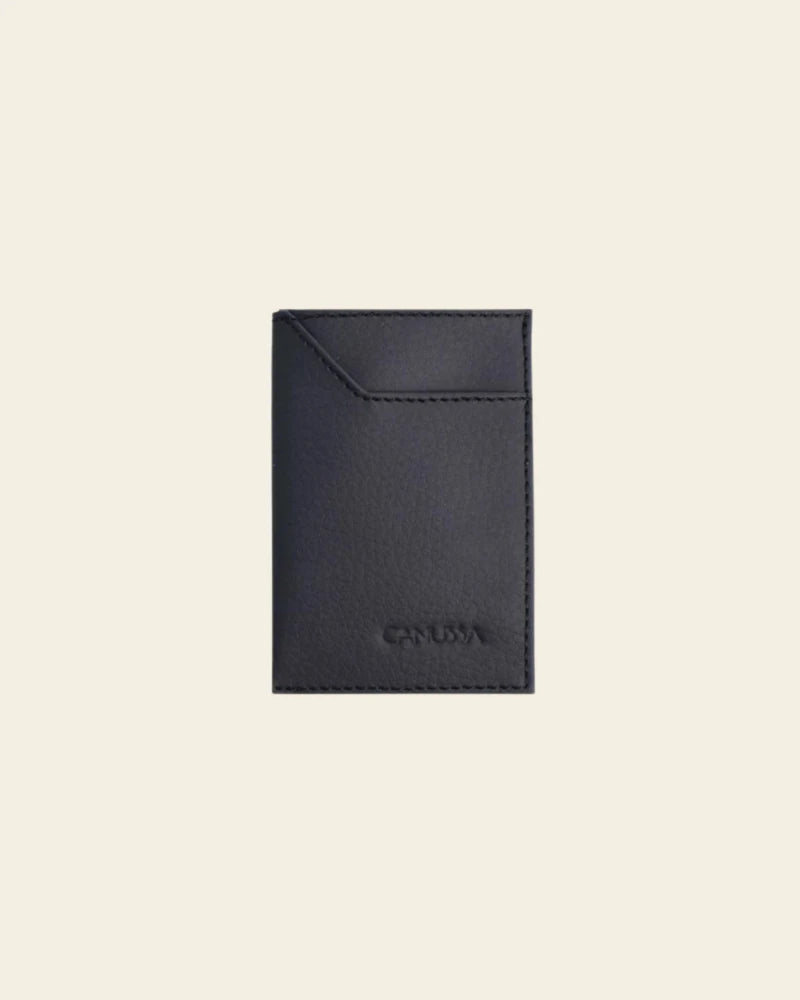 Persimmon slim card holder - Black