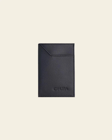 Persimmon slim card holder - Black