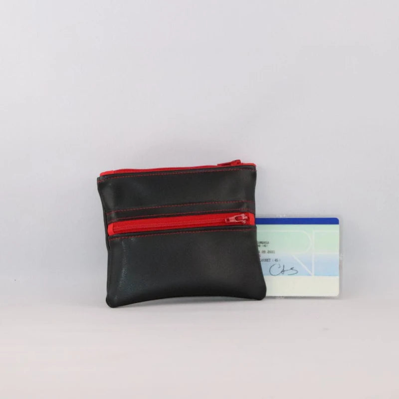 Porte-monnaie en alter-cuir de raisin