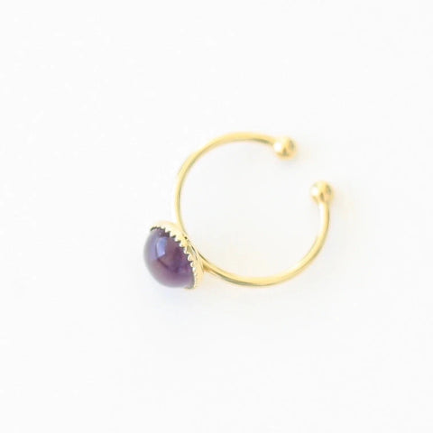 Bague ovale Améthyste