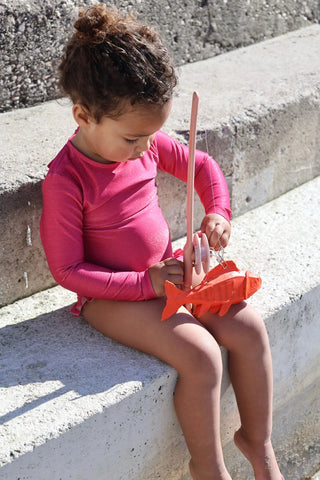 Maillot de Bain Alba - Framboise irisé