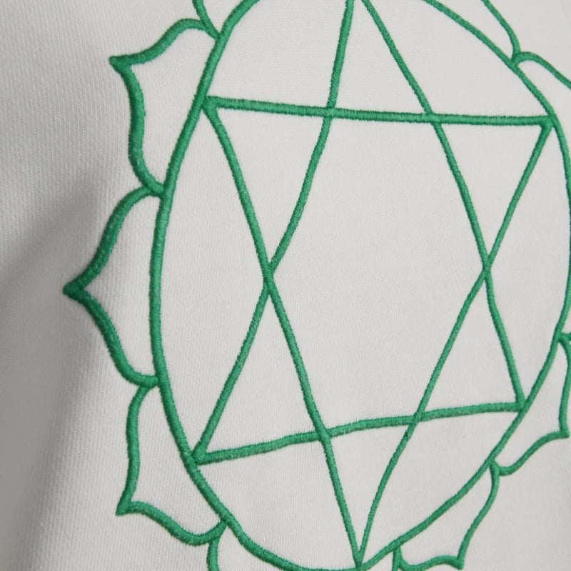 Sweat Unisex Chakra du Coeur en Coton Bio