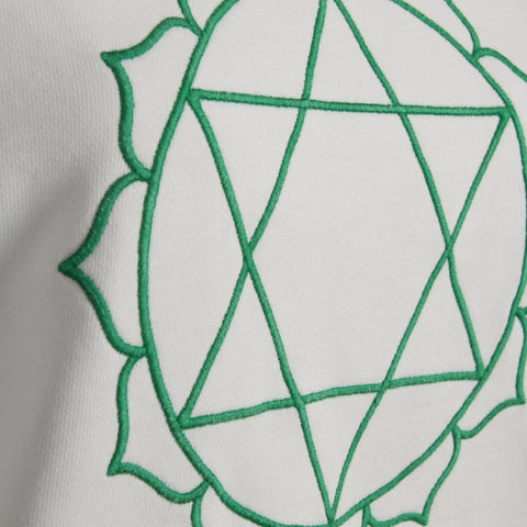 Sweat Unisex Chakra du Coeur en Coton Bio