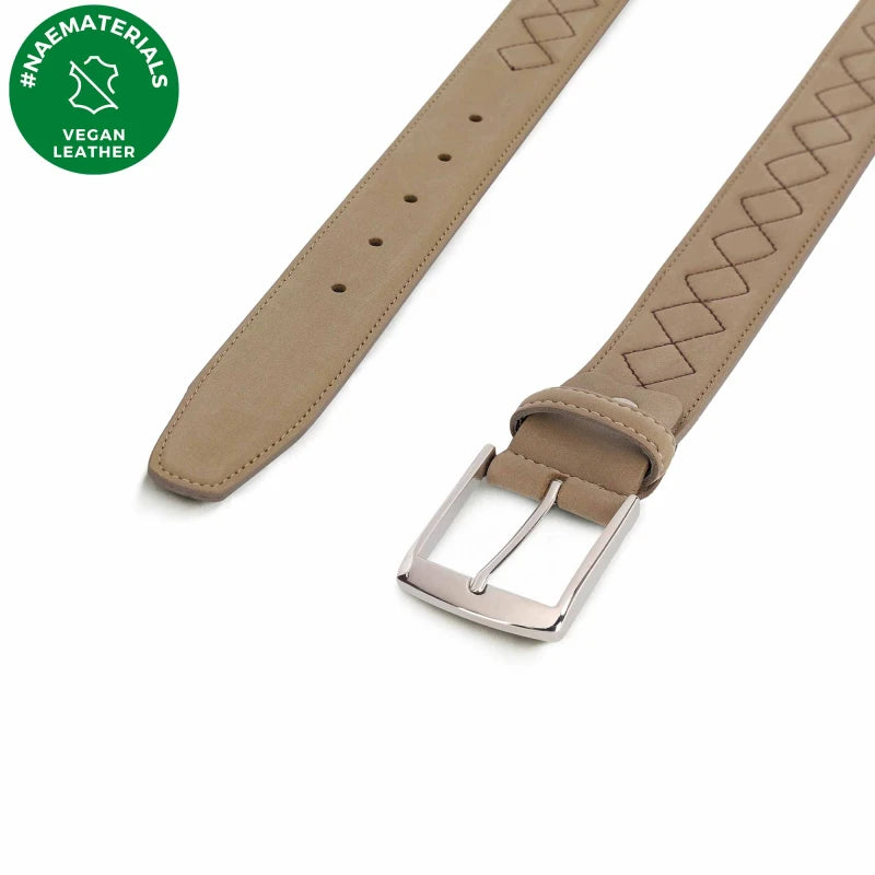 Men's Vegan Belt Amer Beige