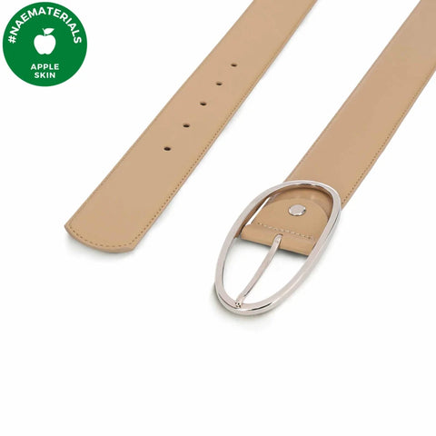 Women's AppleSkin Vegan Belt Batea Beige