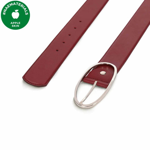Women's AppleSkin Vegan Belt Batea Red