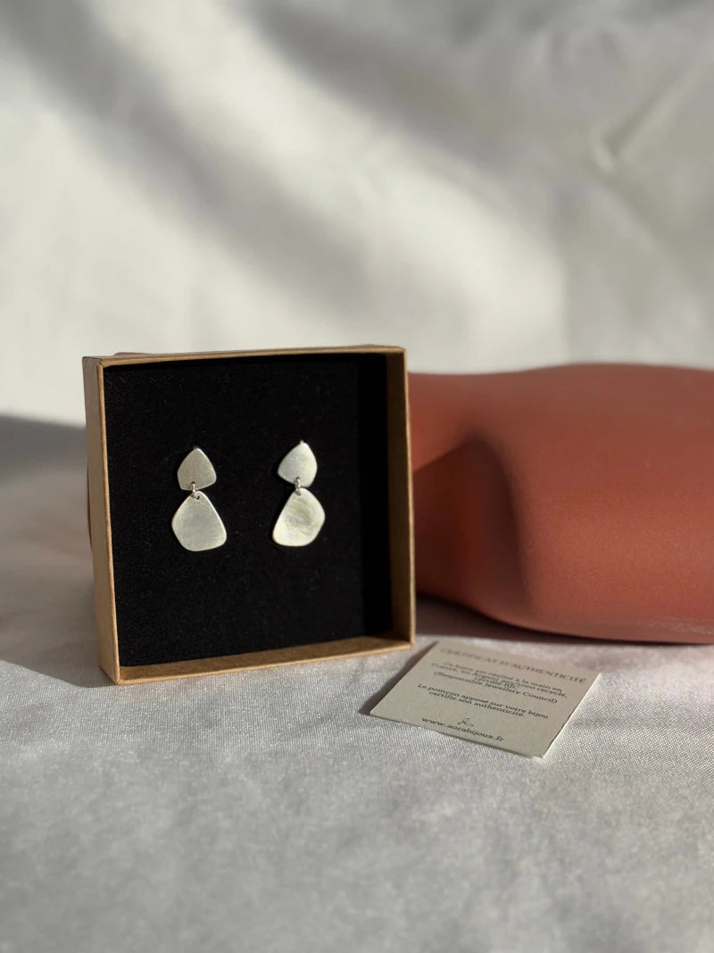 Boucles d’oreilles Omée Argent massif