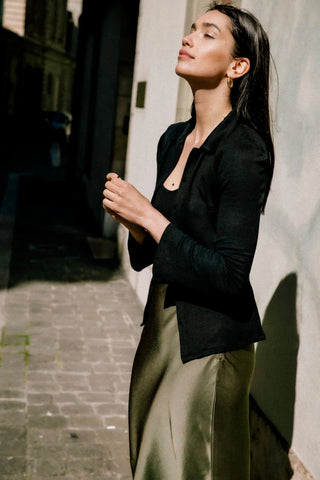 Top Mélisse noir