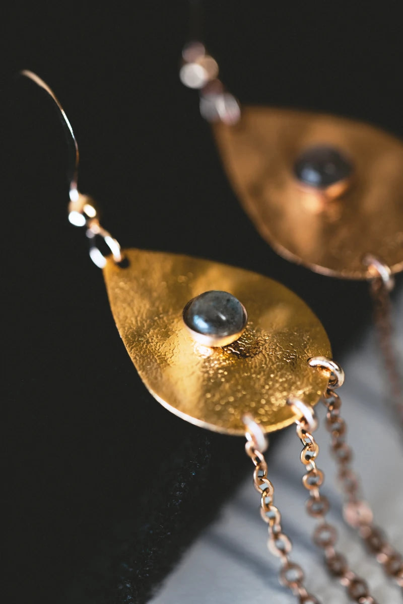 Boucles d'oreilles pendantes orient
