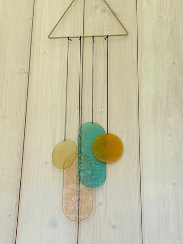 Pastell Wandbehang im Art Déco Stil