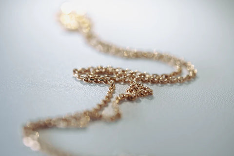 Collier chaîne rectangle