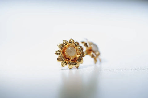 Boucles d'oreilles fleurs