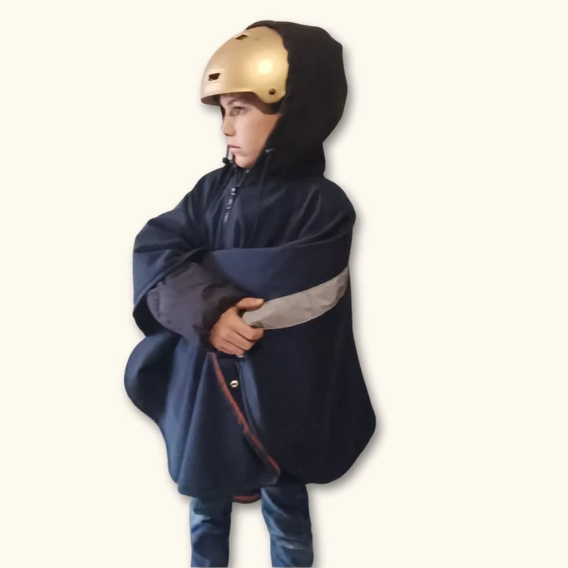 Poncho Flowin Enfant 3 en 1 Bleu