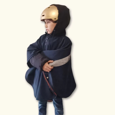 Poncho Flowin Enfant 3 en 1 Bleu