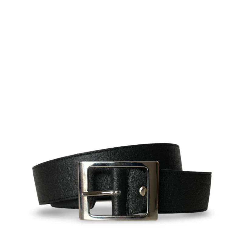 Women's Piñatex® Vegan Belt Saldes Black