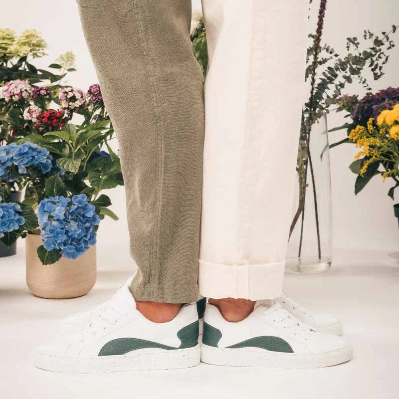 Vegan Sneakers in Piñatex® & AppleSkin® Berlin Green