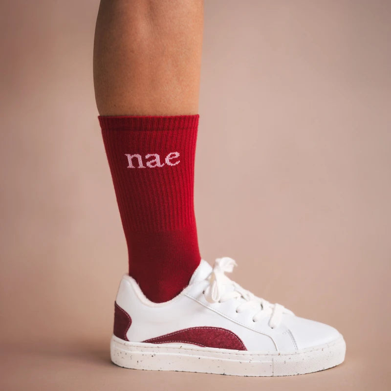 Vegan Sneakers in Piñatex® & AppleSkin® Berlin Red