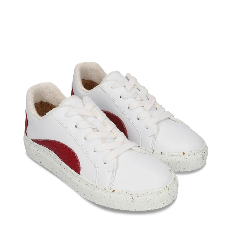 Vegan Sneakers in Piñatex® & AppleSkin® Berlin Red