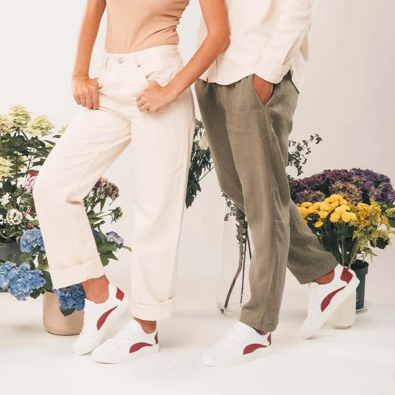 Vegan Sneakers in Piñatex® & AppleSkin® Berlin Red