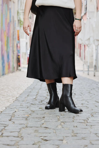 Women's AppleSkin® Vegan Ankle Boots Circe Black