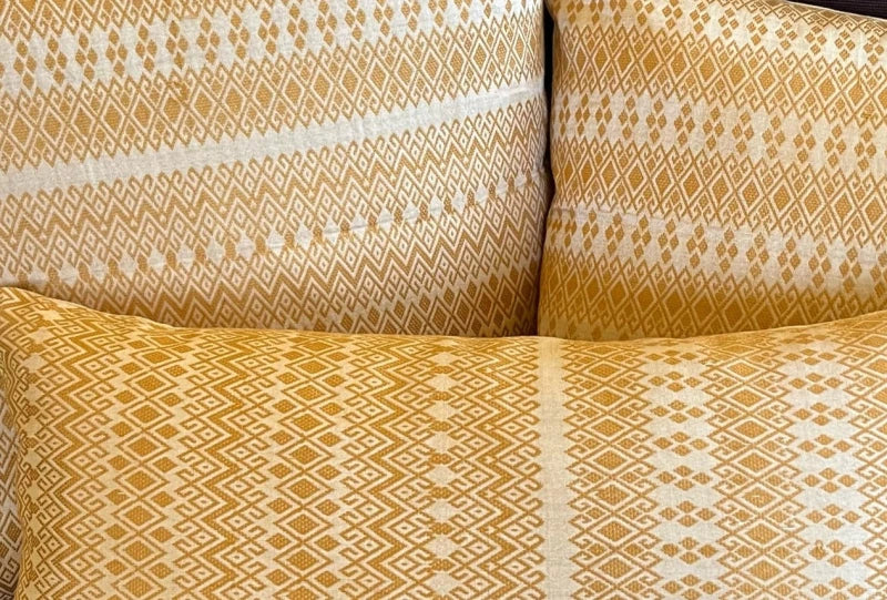 Housse de coussin Kachin caramel
