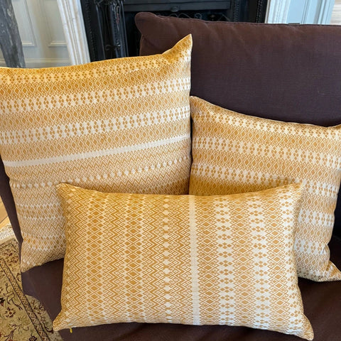 Housse de coussin Kachin caramel