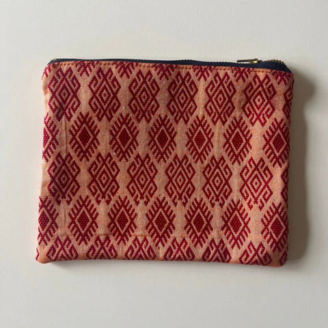 Pochette Kachin orange et rouge