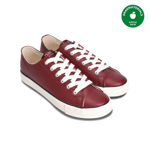 Vegan Sneakers in AppleSkin® Clove Red