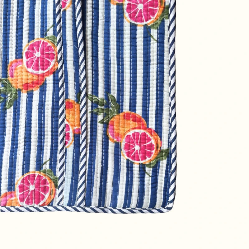 Grand tote bag à Zip  "Blood Orange Breeze 2.0"