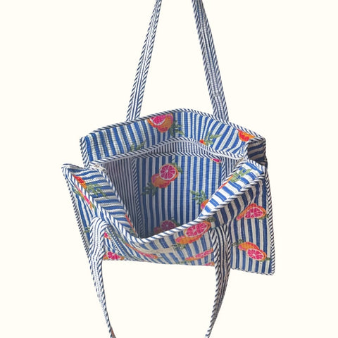 Grand tote bag à Zip  "Blood Orange Breeze 2.0"