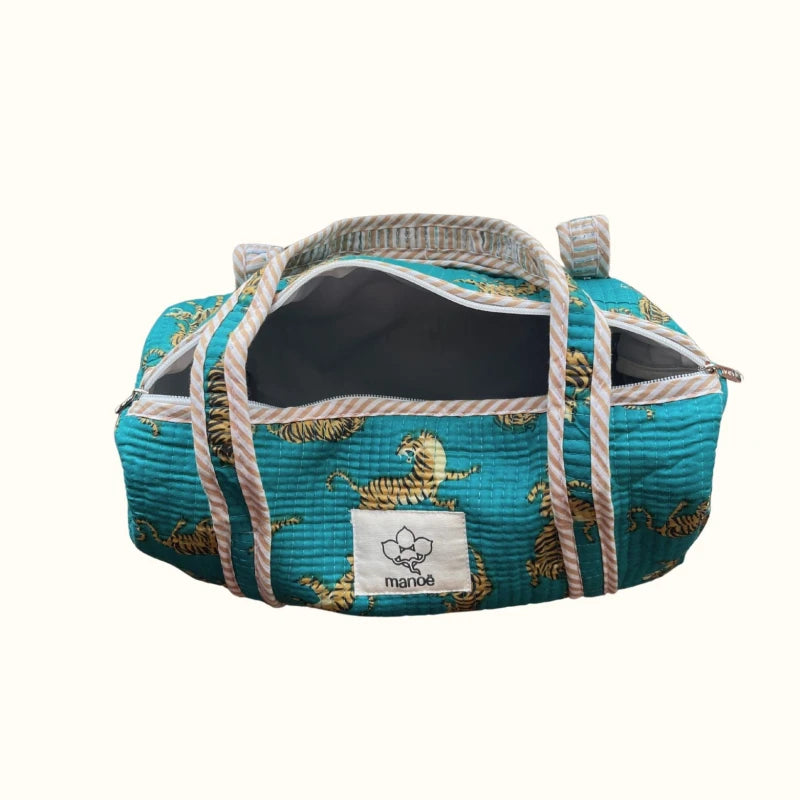 Petit sac enfant – "Dancing tiger in the bleu"