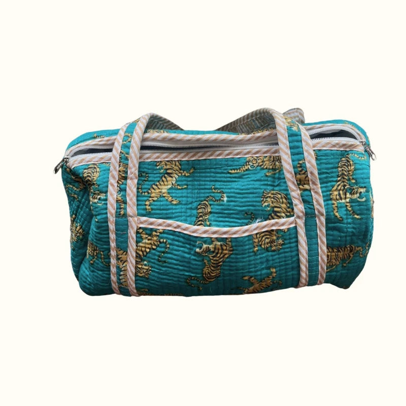 Petit sac enfant – "Dancing tiger in the bleu"