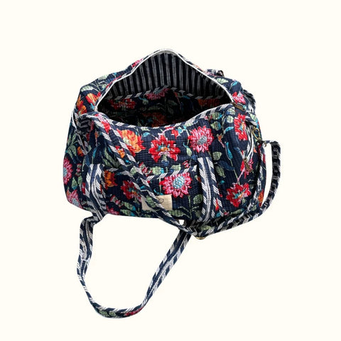 Sac de voyage matelassé – Indian Moonlight Flowers