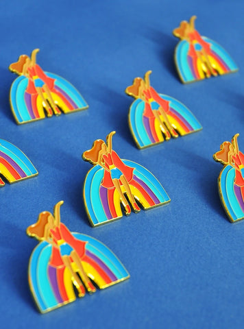 PIN'S - RAINBOW GIRL