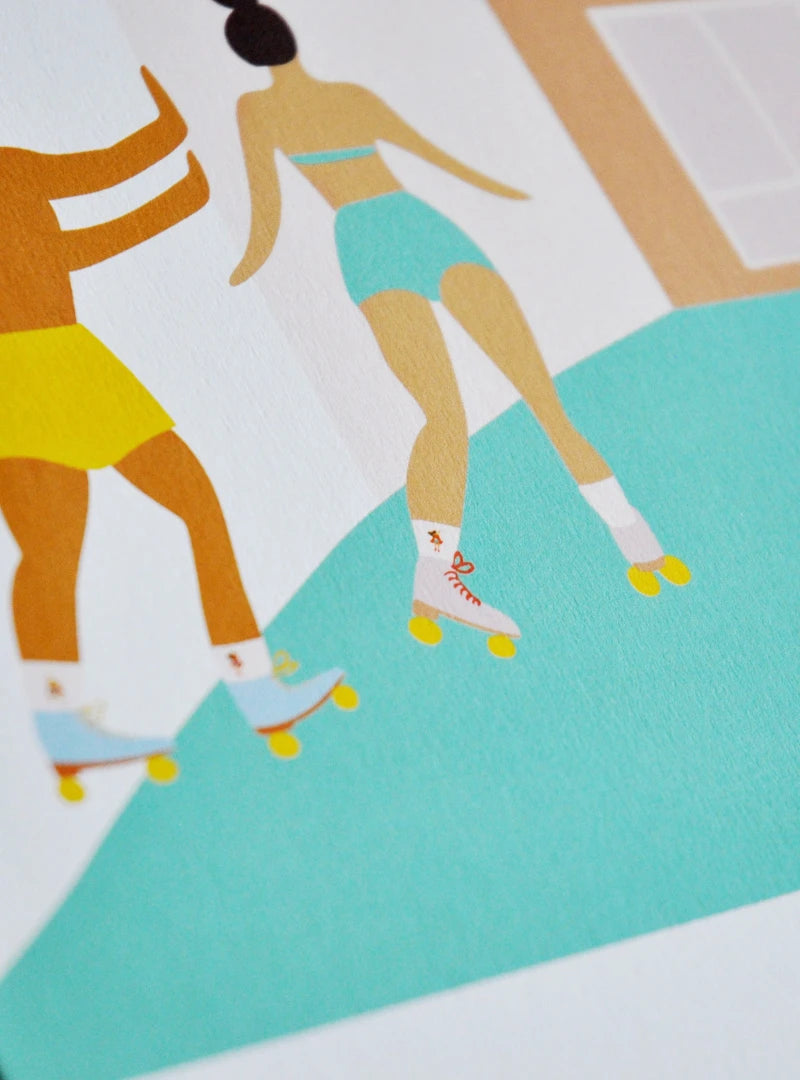AFFICHE - ENFILE TES ROLLERS