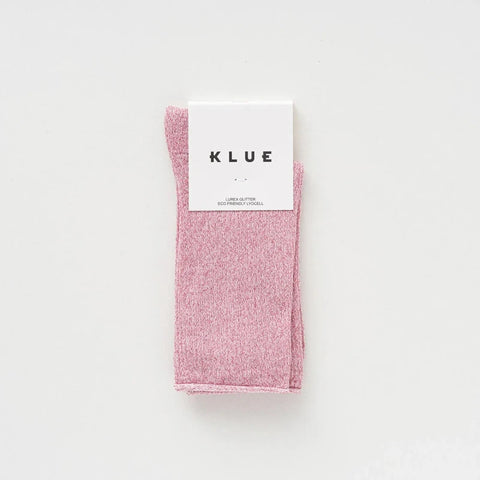 Chaussettes lurex colorés à paillettes en lyocell
