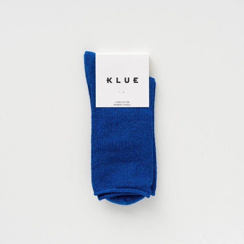 Chaussettes lurex colorés à paillettes en lyocell