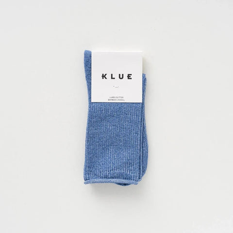 Chaussettes lurex colorés à paillettes en lyocell