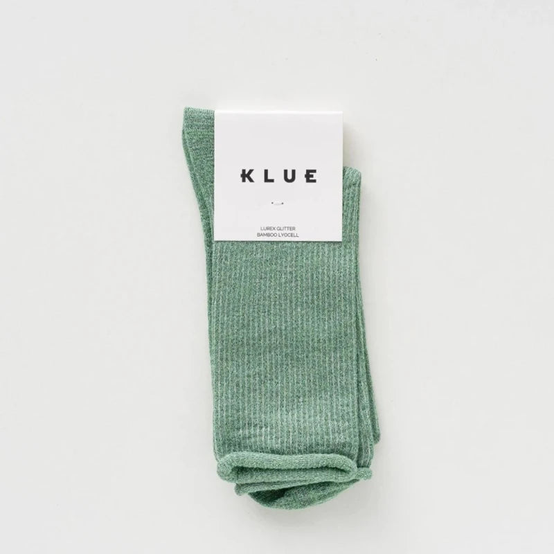 Chaussettes lurex colorés à paillettes en lyocell
