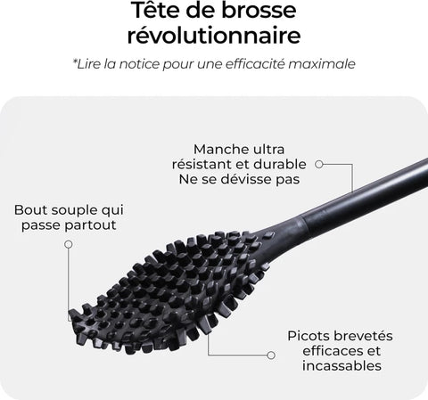 Brosse Toilette 'bbb La Brosse' Matières bio-sourcées et recyclées