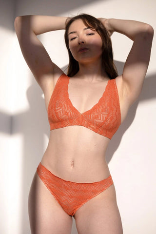 Soutien-gorge foulard Dawa terracotta