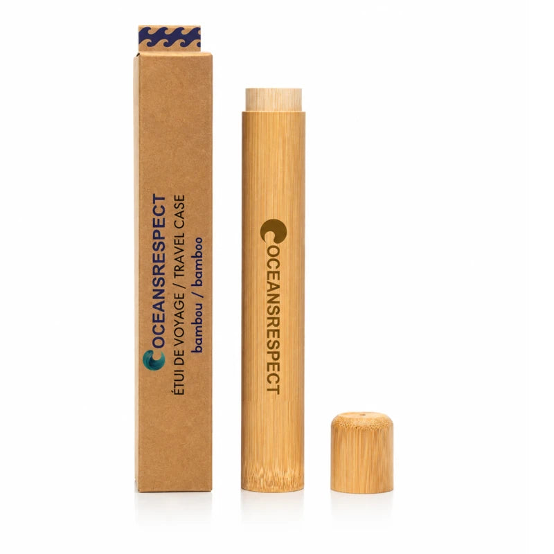 Étui de voyage en bambou (pour brosse à dents)