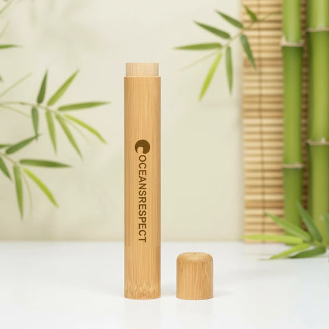 Étui de voyage en bambou (pour brosse à dents)