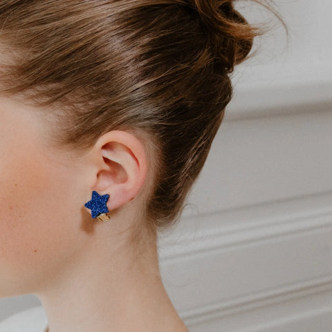 Boucles clips pailletées - Etoiles