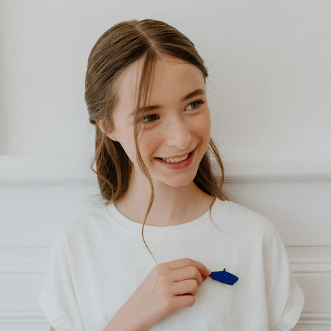 Broche feutrine pailletée - Béret