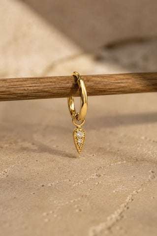 Boucle d’Oreille Mini Spike – Dorée et Argent