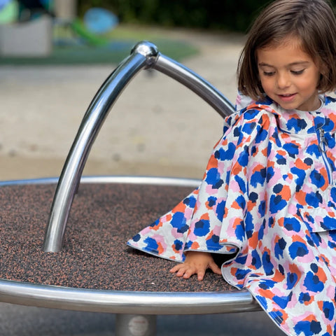 Cape de pluie enfant en polyester recyclé